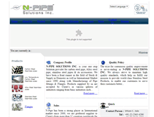 Tablet Screenshot of n-pipe.com